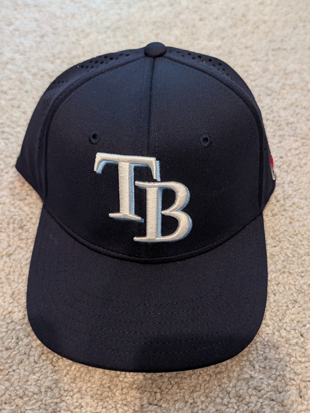 TB Logo Navy Blue OSFM Baseball Cap